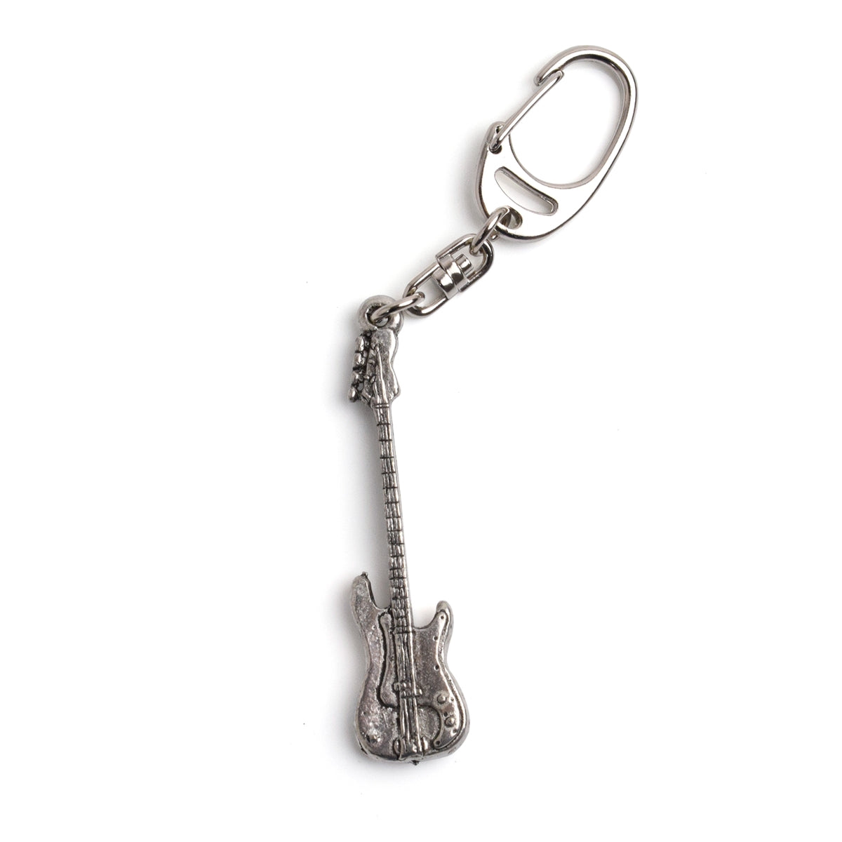 Precision Bass Pewter Keychain