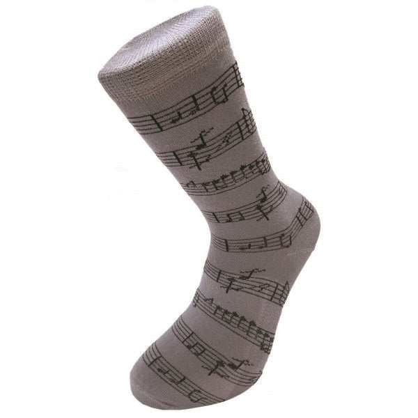Grey Manuscript Socks Socks