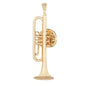 Gold Trumpet Lapel Pin