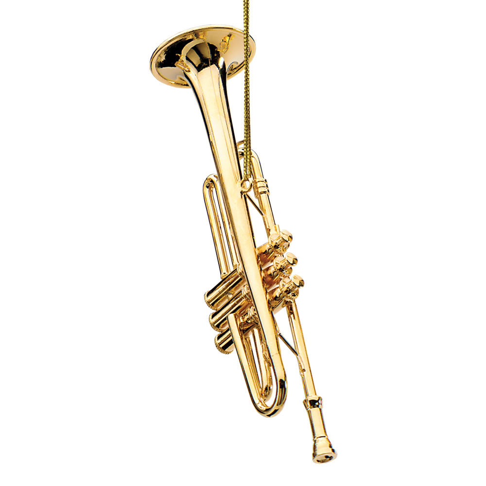 Brass Trumpet Ornament