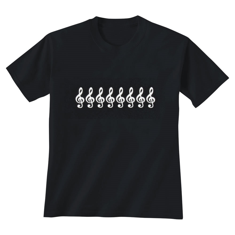 Treble Clef Conga-Line T-Shirt