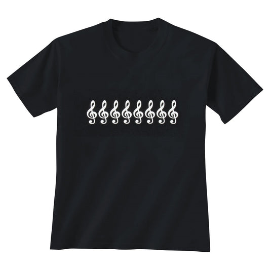Treble Clef Conga-Line T-Shirt