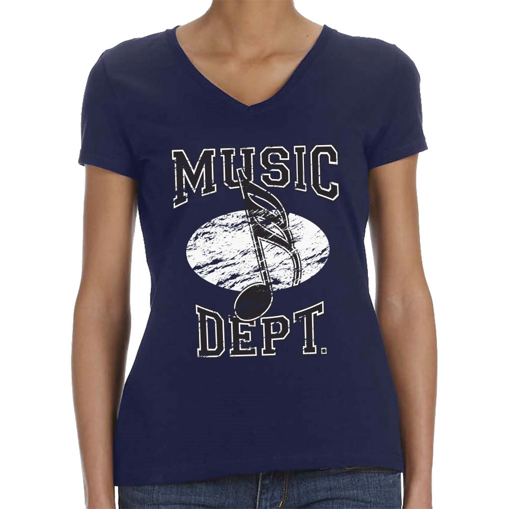 Music Dept. Music Note Ladies T-Shirt