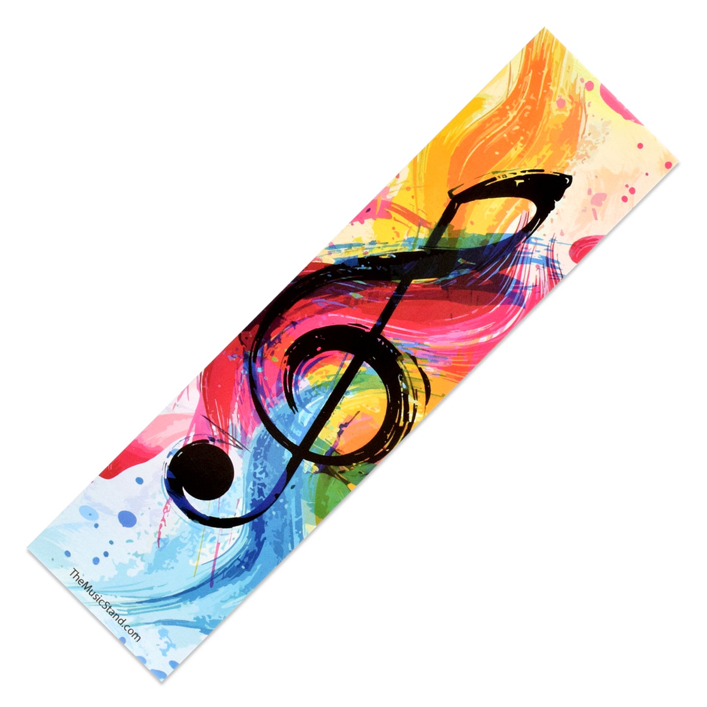 Bookmark - Colorful Treble Clef