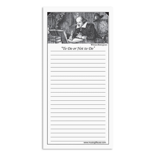 Shakespeare "To Do or Not to Do" Note Pad