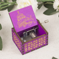 Happy Birthday Music Box in Purple