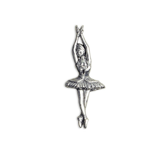 Ballerina Pewter Pin
