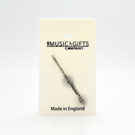 Flute Pewter Pin