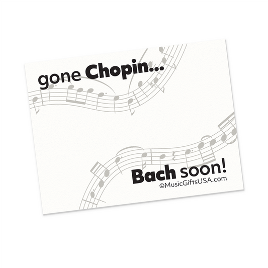 Gone Chopin Bach Soon Post-it-« Notes