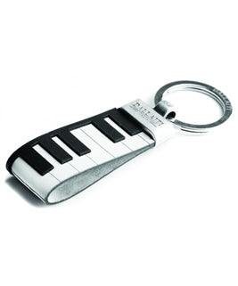 Keyboard Vegan Leather Keychain
