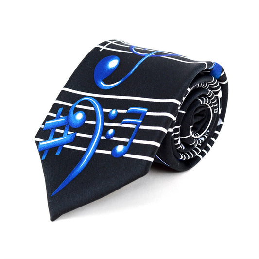 'Play the Blues' Handmade Tie