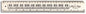 White Keyboard Ruler