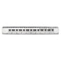 Clear and Black Keyboard 12in Ruler