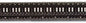 Black Keyboard 12" Ruler