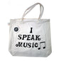 I Speak Music Tote Bag