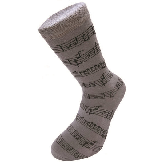 Grey Manuscript Socks Socks