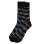 Men's Colorful Music Staff Socks