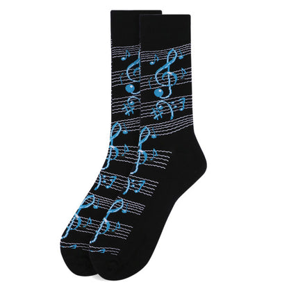 Rhythm and Blues Men's Music Socks