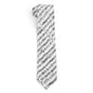 Mozart Silk White & Black Tie
