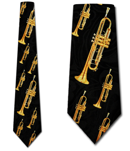 Handmade Tie - Trumpets
